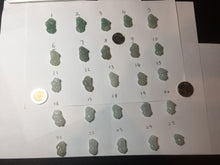 Load image into Gallery viewer, 100% natural type A icy watery jadeite jade green/white 3D PiXiu(貔貅) pendant group necklace F160
