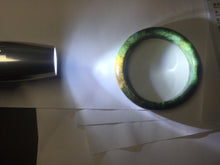 Load image into Gallery viewer, 52.7mm Certified Type A 100% Natural brown oily dark green(老油青) gray black Jadeite Jade bangle PC218-6231

