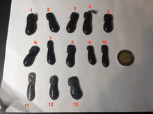 Load image into Gallery viewer, 100% natural type A icy black blessed melon Jadeite Jade pendant BK102
