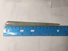 Load image into Gallery viewer, 16cm 100% Natural Icy Gray Black (灰冰) Flat Rectangle Xiu Jade (Serpentine) Hairpin AW70
