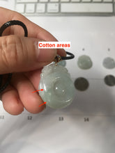 Load image into Gallery viewer, 100% Natural Type A Light Green Gray Jadeite Jade Lucky Fortune Seashell (福贝) Pendant Group PH235
