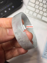 Load image into Gallery viewer, 48.3mm Certified Type A 100% Natural icy watery light green clear white super thin Jadeite Jade bangle PH250-0203
