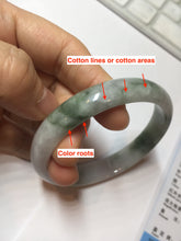Load image into Gallery viewer, 57mm Certified 100% natural Type A light green/purple Whispers of the Spring Breeze jadeite jade bangle PH94-5446

