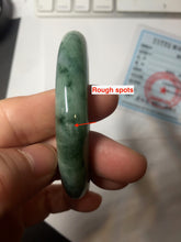 Load image into Gallery viewer, 56.7mm Certified Type A 100% Natural Woodland Green Jadeite Bangle AZ185-0428
