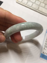 Load image into Gallery viewer, 60.5mm Certified Type A 100% Natural icy watery green/purple chubby Jadeite Jade bangle PB244-9527

