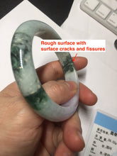 Load image into Gallery viewer, 56mm certified 100% natural Type A light green brown purple jadeite jade bangle AA31-4076
