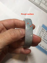 Load image into Gallery viewer, 50.7mm Certified type A 100% Natural green with green floating flowers Jadeite Jade square bangle PC37-0403
