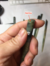 Load image into Gallery viewer, 17-18cm 100% Natural Green Blue Yellow Xiu Jade (Serpentine) Quiet Country Serial Hairpin AW69
