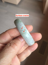 Load image into Gallery viewer, 50.5mm certified 100% natural Type A sunny green/light purple jadeite jade bangle PC42-0687
