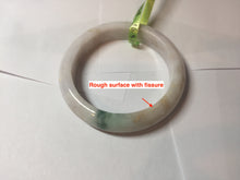 Load image into Gallery viewer, 56.5mm certified 100% natural Type A green purple brown jadeite jade bangle G77-5703
