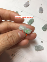 Load image into Gallery viewer, 100% natural type A light green purple white gray jadeite jade 3D PiXiu(貔貅) pendant group necklace PB260

