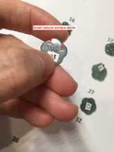 Load image into Gallery viewer, 100% Natural type A icy watery blue green gray Guatemala jadeite Forget-Me-Not(勿忘我) Flower Pendant group BP180
