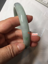 Load image into Gallery viewer, Etsy 已经列 80mm certified Type A 100% Natural sunny green purple yellow(FU LU SHOU 福禄寿) plus size Jadeite Jade bangle BG212-5428
