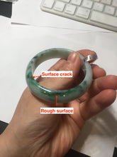 Load image into Gallery viewer, 52.5mm Certificated  Type A100% sunny green/dark green Jadeite Jade bangle F06-5007
