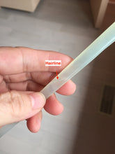 Load image into Gallery viewer, 18-20cm 100% Natural Icy light green white Xiu Jade (Serpentine) Hairpin AW72
