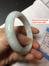 Load image into Gallery viewer, Shopify only 56mm Certified 100% natural Type A light green purple red jadeite jade bangle BM90-9788
