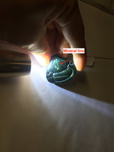 Load image into Gallery viewer, 100% Natural dark green/black jadeite jade(Mocui, 墨翠) happy Buddha Pendant/handhold stone PC141
