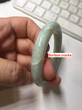 Load image into Gallery viewer, 57mm Certified Type A 100% Natural light green jadeite Jade bangle PA132-(6557)
