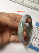 Load image into Gallery viewer, 57mm Certified 100% natural Type A light green/purple Whispers of the Spring Breeze jadeite jade bangle PH94-5446
