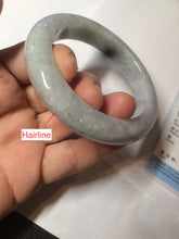 Load image into Gallery viewer, 53.5mm certified 100% natural certified yellow/green/purple (福禄寿)jadeite jade bangle AC78-1125
