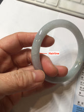 Load image into Gallery viewer, 55mm certified 100% natural Type A light green purple round cut jadeite jade bangle PA236-9871
