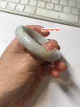 Load image into Gallery viewer, 52.2mm certified 100% natural type A white sunny green yellow purple(FU LU SHOU) oval jadeite bangle PH168-5800
