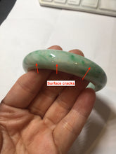 Load image into Gallery viewer, 52.3mm Certified Type A 100% Natural sunny green yellow white Jadeite bangle PC164-8128
