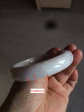 Load image into Gallery viewer, 61mm Certified type A 100%  Natural green/white/purple Jadeite bangle BH30-5425
