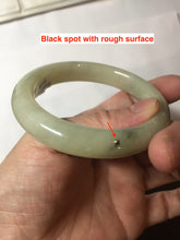 Load image into Gallery viewer, 56.1mm Certified 100% Natural Yellow White Nephrite Bangle HN226
