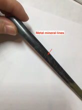 Load image into Gallery viewer, 15cm 100% Natural light green black gray blue Xiu Jade Serpentine hairpin AW33
