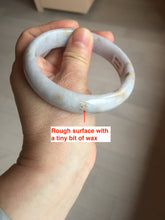 Load image into Gallery viewer, 59mm Certified Type A 100% Natural light purple yellow jadeite jade bangle BM99-4482
