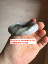 Load image into Gallery viewer, 54mm Certified Type A 100% Natural dark green purple(苏堤绕绿) Jadeite Jade bangle PC103-9161
