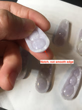 Load image into Gallery viewer, Type A 100% Natural white/green/purple Four Seasons Fortune Beans jadeite jade pendant group BK101
