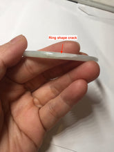 Load image into Gallery viewer, 51.5mm certified Type A 100% Natural light green purple white slim oval Jadeite Jade bangle BG221-8577
