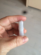 Load image into Gallery viewer, 100% Natural type A green/white/purple Jadeite Jade bamboo pendant group AC81

