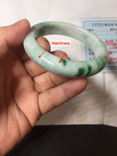 Load image into Gallery viewer, 52.6mm certified  100% Natural type A sunny green yellow purple (Fu Lu Shou)Jadeite Jade bangle PH245-0504
