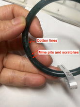 Load image into Gallery viewer, 58.8mm Type A 100% Natural dark green/blue/gray Guatemala slim round cut Jadeite bangle PH101
