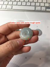 Load image into Gallery viewer, 23.5-28mm Type A 100% Natural sunny green/oily dark green black gray(老油青)/purple Jadeite Safety Guardian Button donuts pendant group PB301
