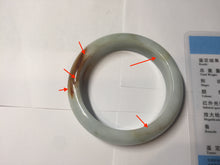 Load image into Gallery viewer, 50mm Certified 100% Natural Type A light green/yellow/brown Maple Syrup Mint Cake jadeite jade bangle BS136-4040

