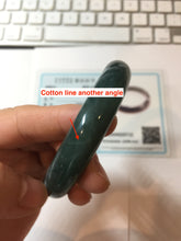 Load image into Gallery viewer, 60.6mm Certified Type A 100% Natural dark green/blue/gray/black Guatemala Jadeite bangle PB278-0712
