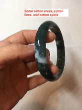 Load image into Gallery viewer, 60.6mm Certified Type A 100% Natural dark green/blue/gray/black Guatemala Jadeite bangle PB278-0712
