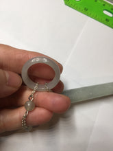 Load image into Gallery viewer, 15.5cm 100% Natural black white snow storm Xiu Jade Serpentine hairpin AW38
