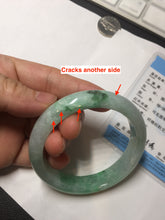 Load image into Gallery viewer, 54.3mm certified 100% natural Type A sunny green  jadeite jade bangle PB164-4654
