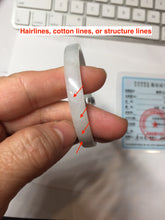 Load image into Gallery viewer, 48.5mm certified 100% natural type A light green orange purple white thin square style jadeite bangle PH255-0968

