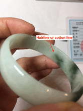 Load image into Gallery viewer, 51.5mm Certified type A 100% Natural light green thin Jadeite Jade bangle PB269-1039

