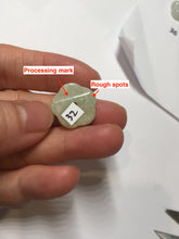 Load image into Gallery viewer, Type A 100% Natural light green/white/purple jadeite Jade Hawaiian flower Pendant AA66
