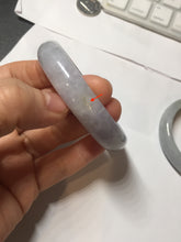 Load image into Gallery viewer, Certified Type A 100% Natural dark green white purple oval Jadeite bangle group PH37
