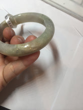 Load image into Gallery viewer, 53.2mm certified type A 100% Natural green/yellow/purple/gray Jadeite Jade bangle G109-3537
