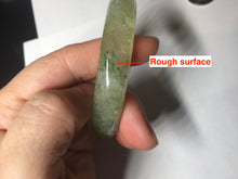 Load image into Gallery viewer, 58.8mm 100% natural fresh icy green mica bangle SY75
