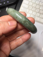 Load image into Gallery viewer, 52.2mm Certified 100% natural Type A oily dark green/black/brown/gray (老油青) jadeite jade bangle PH190-6940
